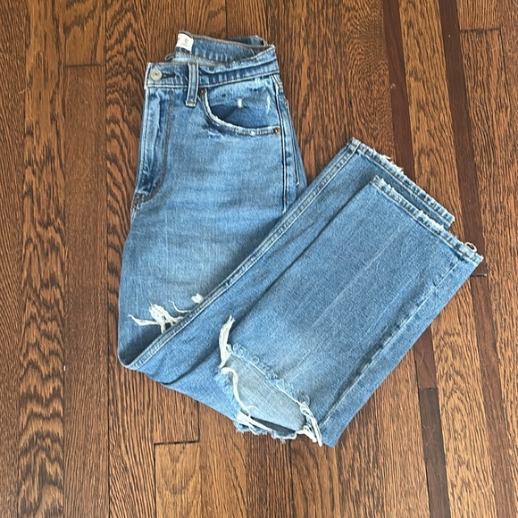 Abercrombie & Fitch the ankle straight ultra high Rise - Picture 8 of 8